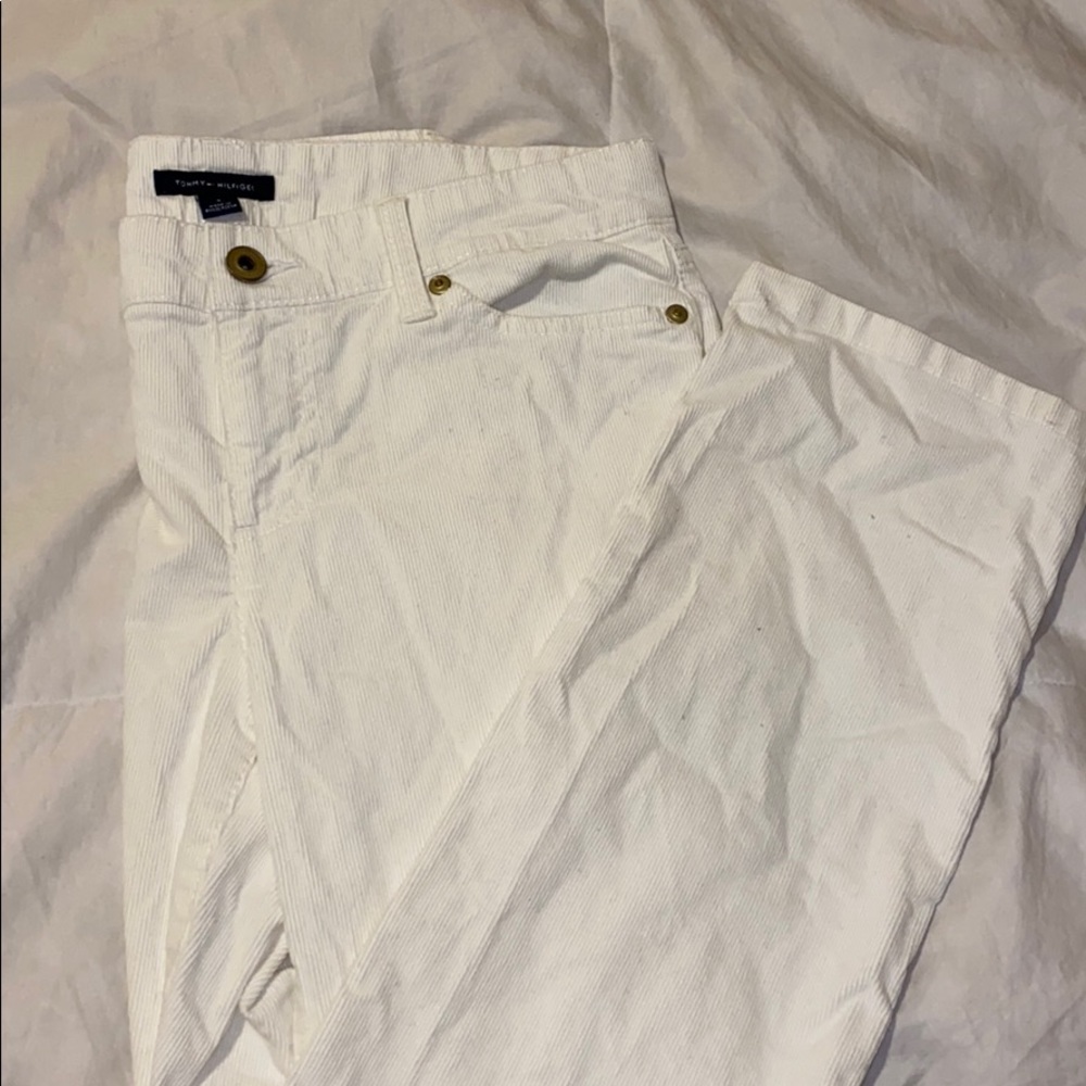 Tommy Hilfiger corduroys crisp white NWOT